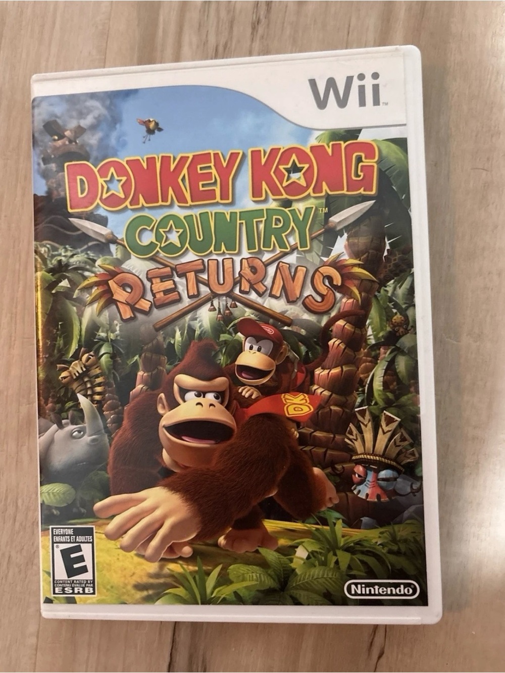 Nintendo Donkey Kong Country Returns Nintendo Wii CIB w/ Manual Tested